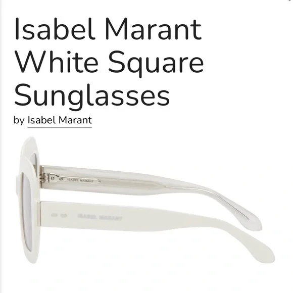 ISABEL MARANT Sunglasses Woman ivory-
gray  New - Picture 5 of 16
